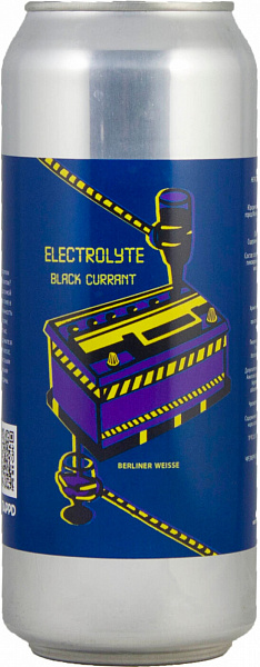 Пиво Black Cat Electrolyte Black Currant Can 0.45 л