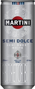 Белое Полусладкое Вино Martini Semi Dolce Can 0.25 л