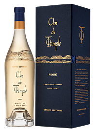 Вино Clos du Temple Rose Gerard Bertrand 2022 г. 0.75 л Gift Box