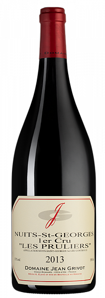 Вино Nuits-Saint-Georges Premier Cru Les Pruliers 2013 г. 1.5 л