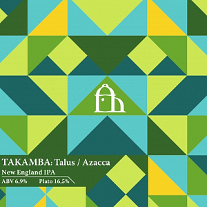 Пиво Takamba: Talus / Azacca New England IPA Can 0.5 л