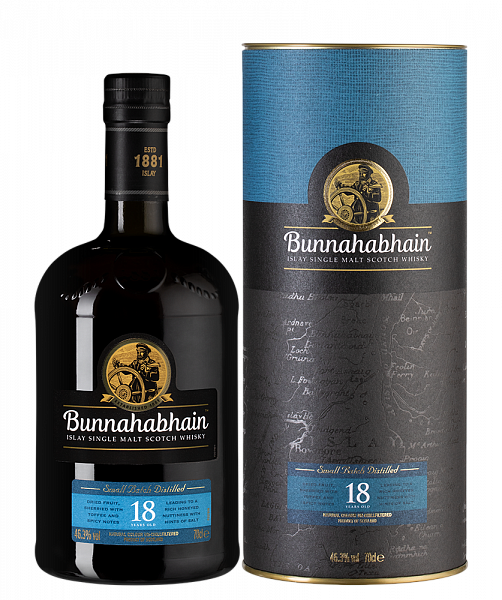 Виски Bunnahabhain 18 Years Old 0.7 л Gift Box