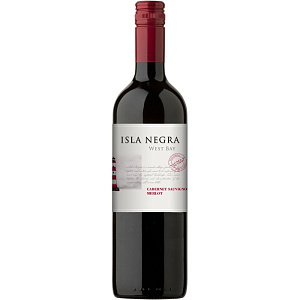 Красное Полусухое Вино Isla Negra Cabernet Sauvignon Merlot West Bay 2017 г. 0.75 л