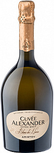 Белое Экстра брют Игристое вино Aristov Cuvee Alexander Blanc de Noirs Extra Brut 0.75 л