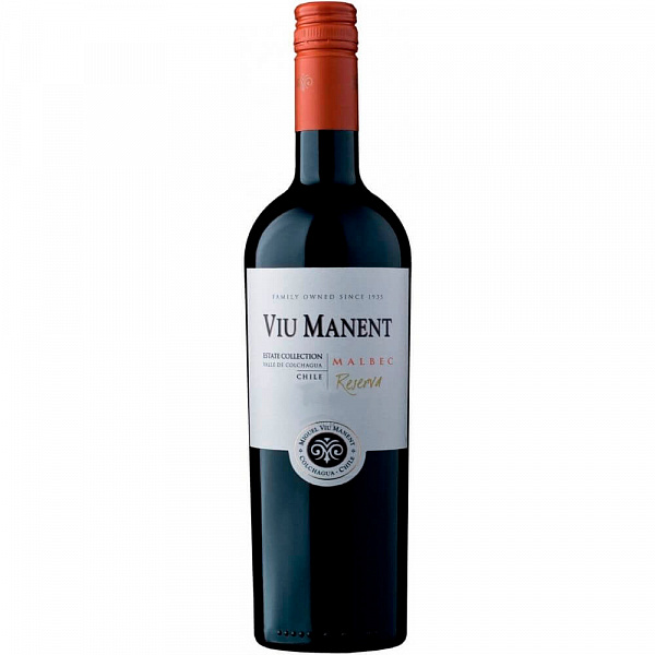 Вино Viu Manent Malbec Estate Collection Reserva 2020 г. 0.75 л