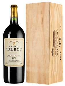 Красное Сухое Вино Chateau Talbot 1979 г. 1.5 л Gift Box