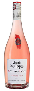 Розовое Сухое Вино Chemin des Papes Cotes du Rhone Rose 2021 г. 0.75 л