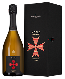 Шампанское Noble Champagne Brut Lanson 2004 г. 0.75 л Gift Box