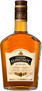 Коньяк Старый Кенигсберг 4 Года Фляга 0.375 л
