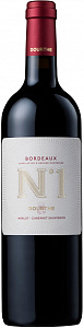 Красное Сухое Вино Dourthe № 1 Bordeaux Rouge 2019 г. 0.75 л