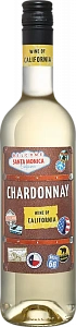 Белое Сухое Вино Chardonnay Santa Monica 0.75 л