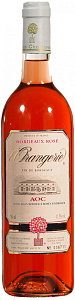 Розовое Сухое Вино Bordeaux Rose Chateau de L'Orangerie 2020 г. 0.75 л