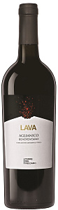 Красное Полусухое Вино Terre del Vulcano Lava Aglianico Beneventano 0.75 л