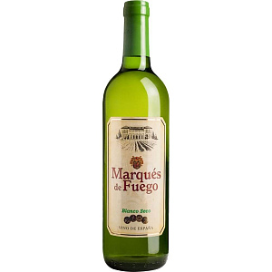 Белое Сухое Вино Marques de Fuego Blanco 0.75 л
