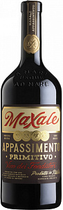 Красное Полусухое Вино Maxale Appassimento Primitivo Puglia 0.75 л