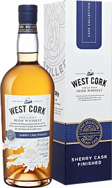 Виски West Cork Small Batch Sherry Cask Finished Single Malt Irish Whiskey 0.7 л в подарочной упаковке