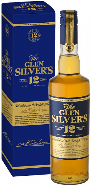 Виски Glen Silver's 12 Years Old 0.7 л Gift Box
