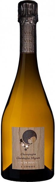 Шампанское Christophe Mignon ADN de Foudre 3 Cepages Brut Nature 0.75 л