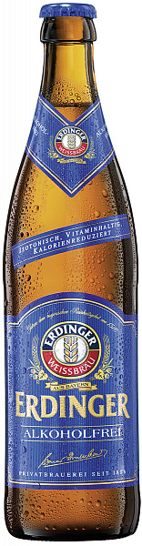 Пиво Erdinger Weissbier Alkoholfrei Glass 0.5 л