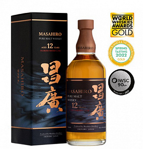 Виски Masahiro Pure Malt 12 Years Old Oloroso Sherry Cask 0.7 л Gift Box