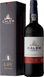 Красное Сладкое Портвейн Calem Late Bottled Vintage Port 2016 г. 0.75 л Gift Box