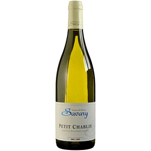Белое Сухое Вино Savary Petit Chablis 2019 г. 0.75 л