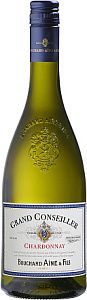 Белое Сухое Вино Bouchard Aine & Fils Grand Conseiller Chardonnay 0.75 л