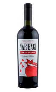 Красное Полусладкое Вино фруктовое Nar Bagi Pomegranate 0.75 л