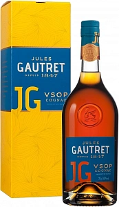 Коньяк Jules Gautret VSOP 0.7 л в подарочной упаковке