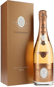 Розовое Брют Шампанское Louis Roederer Cristal Rose 2002 г. 0.75 л Gift Box