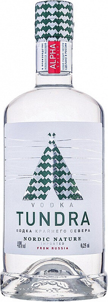 Водка Tundra Nordic Nature 0.25 л
