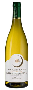 Белое Сухое Вино Chablis Premier Cru Montmains Jean-Marc Brocard 2020 г. 0.75 л