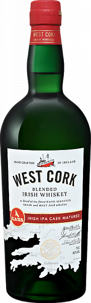 Виски West Cork Irish IPA Cask Matured Blended Irish 0.7 л