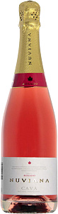 Розовое Брют Игристое вино Cava Nuviana Rosado 0.75 л