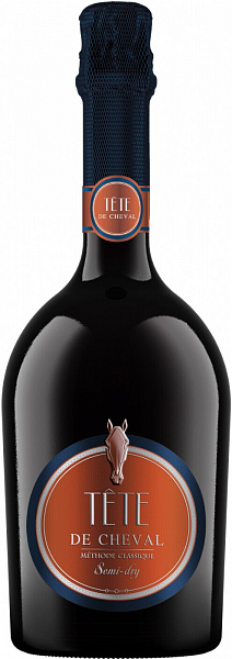 Игристое вино Tete de Cheval Semi Dry 0.75 л