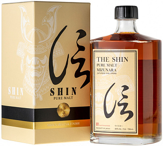 Виски The Shin Pure Malt Mizunara Japanese Oak Finish 0.7 л Gift Box