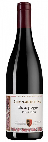 Вино Domaine Amiot Guy et Fils Bourgogne Pinot Noir 2020 г. 0.75 л