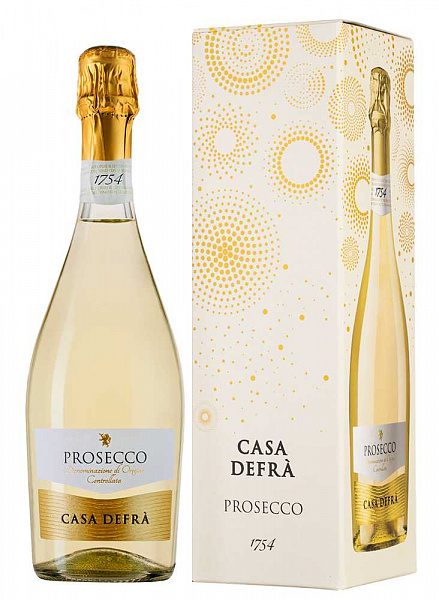 Игристое вино Prosecco Spumante Brut 0.75 л Gift Box