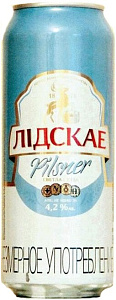 Пиво Лидское Пилснер Can 0.45 л