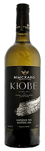 Белое Сухое Вино Cuvee Chardonnay-Aligote Kuban Novorossiysk Myskhako 0.75 л