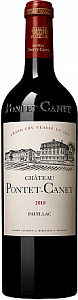 Красное Сухое Вино Chateau Pontet-Canet 2018 г. 0.75 л