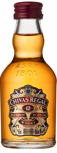 Виски Chivas Regal 12 Years Old 0.05 л