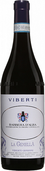 Вино Viberti La Gemella Barbera d'Alba 0.75 л