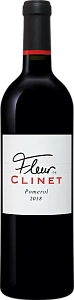 Красное Сухое Вино Fleur de Clinet Pomerol AOC Chateau Clinet 0.75 л