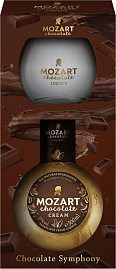 Ликер Mozart Chocolate Cream with round glass 0.5 л Gift Box