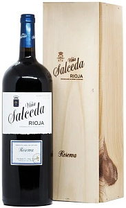 Красное Сухое Вино Reserva Rioja DOCa Vina Salceda 1999 г. 1.5 л в подарочной упаковке