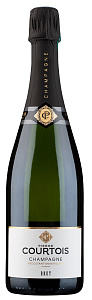 Белое Экстра брют Шампанское Pierre Сourtois Brut Champagne AOC 0.375 л