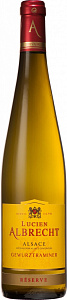Белое Полусухое Вино Alsace AOC Lucien Albrecht Gewurztraminer Reserve 0.75 л