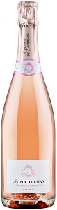 Розовое Брют Игристое вино Leopold Leman Rose Brut Cremant de Bordeaux AOC 0.75 л