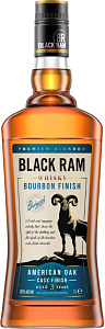 Виски Black Ram Bourbon Finish 3 Years Old 1 л